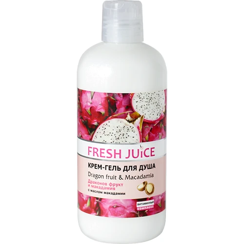 Fresh Juice Energy Mix Dragon Fruit & Macadamia Крем-гель для душа Драконов фрукт и Макадамия 500 ml