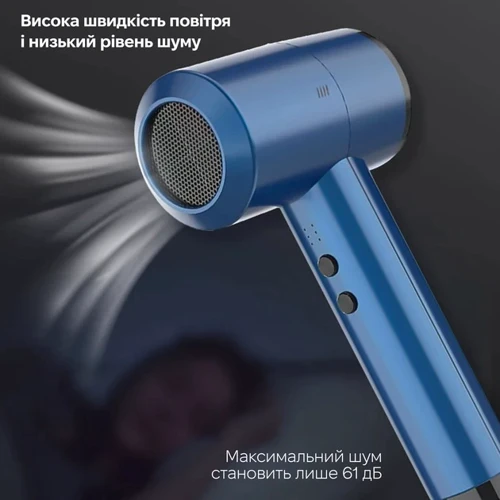 Фен INSPIRE KF-8185 blue: Количество температурных режимов 2