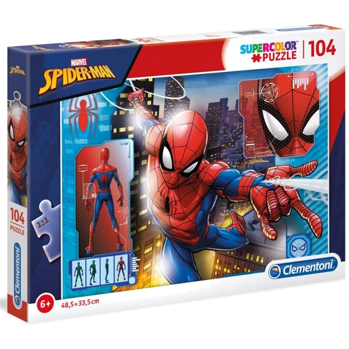 Пазл Clementoni Superhero Spider-Man 104 элемента (8005125271184)