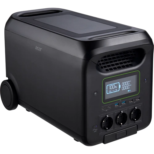 Зарядная станция Acer 3000W 2560Wh (GP.ADT11.02G) UA: Выходы потребителей Автоприкуриватель, USB-C, USB-A, 220V