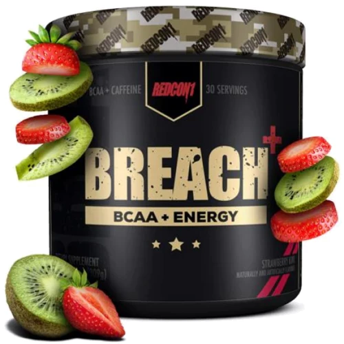 Аминокислота для спорта Redcon1 Breach BCAA + Energy 309 g / 30 servings / Strawberry Kiwi