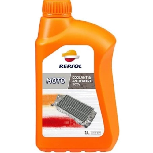 Охлаждающая жидкость REPSOL MOTO COOLANT & ANTIFREEZE 50% CP-1 (12х1Л) фото 1