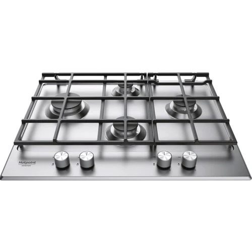 Варильна поверхня газова Hotpoint-Ariston PKL 641 IX/HA: Розташування панелі спереду з боків