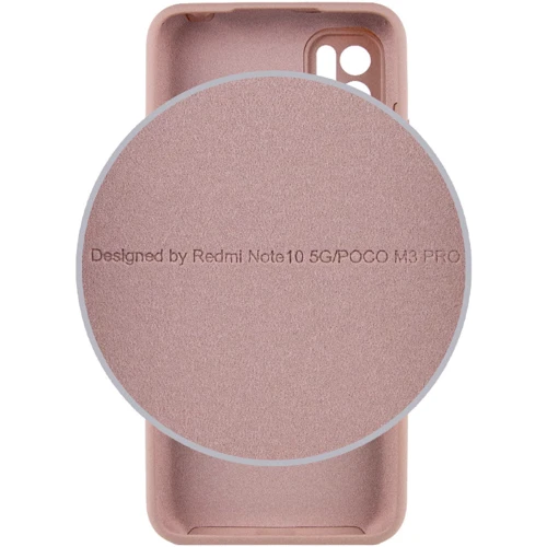 Чехол для телефонов Mobile Case Silicone Cover Shield Camera Pink Sand for Xiaomi Redmi Note 10 5G / Poco M3 Pro / Poco M3 Pro 5G: Тип накладка на заднюю часть