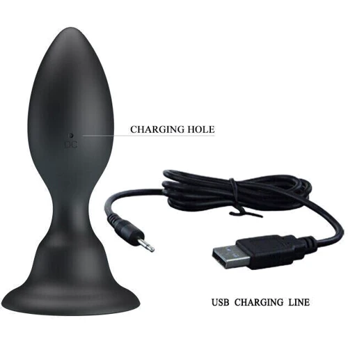 Анальный стимулятор с вибрацией MR PLAY - VIBRATING ANAL PLUG, BI-040076W-MR