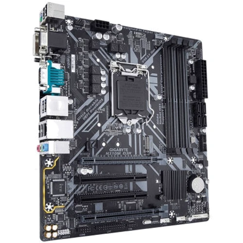 GIGABYTE H310M D3H: Роз'єми на платі PCI, M.2, SATA 3.0