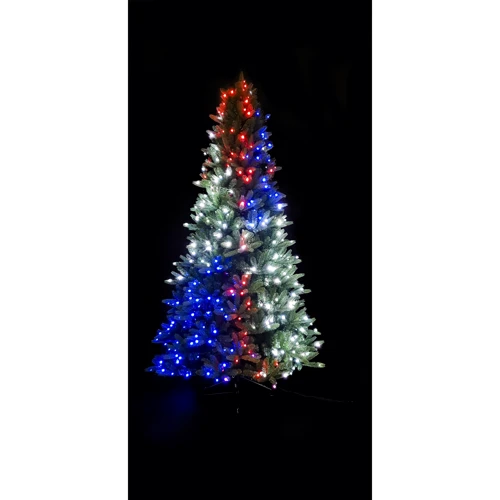 Smart LED Гирлянда Twinkly tree Strings RGB 250, Gen II, настроена на 1,5м елки, кабель зеленый: Количество ламп 250