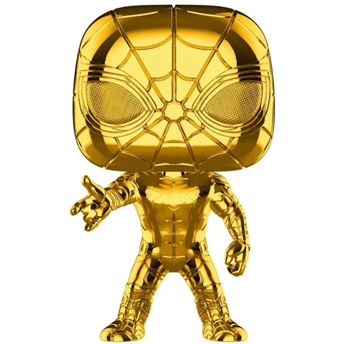 Игровая фигурка Funko POP! серии "Золотой Хром" - ЖЕЛЕЗНЫЙ ПАУК (38482)