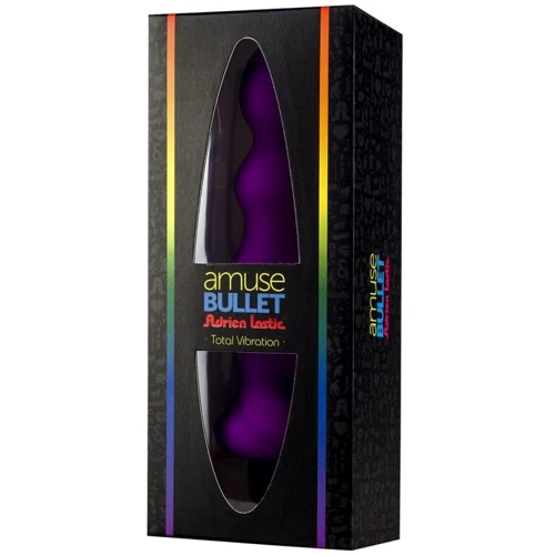 Анальная пробка с вибрацией Adrien Lastic Bullet Amuse Purple