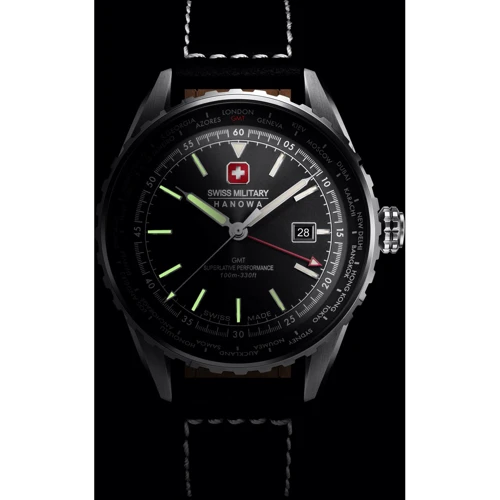 Наручний годинник Swiss Military Hanowa Afterburn Afterburn GMT SMWGB0003201 (631140): Механізм Кварцевый