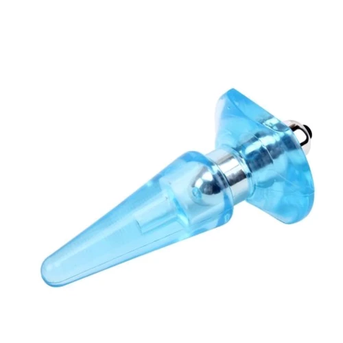 Анальный плаг с вибрацией NICOLE'S Vibra Plug - Blue, 291321