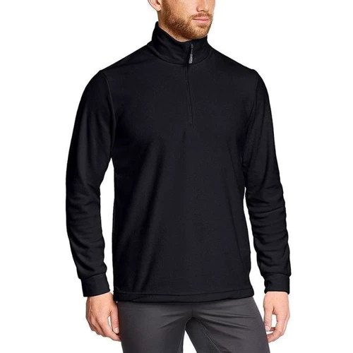 Толстовка CMP Man Fleece Sweat (3G28037N-U901) 46 черная: Вид Толстовки