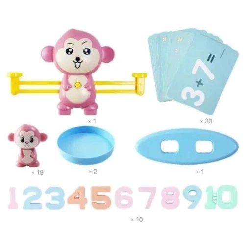 Игра-балансир детская математическая Сохрани баланс Обезьянки (BS773B/P)