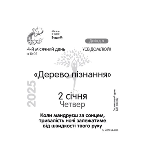Календар-практикум на 2025 рік: Кількість сторінок 383