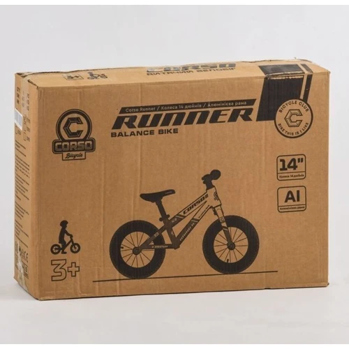 Беговел Corso Runner 21541 (розовый): Цвет розовый