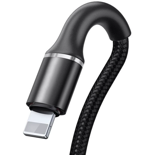 Кабель Baseus USB Cable to Lightning Halo Data 2.4A 25cm Black (CALGH-D01): Тип USB Cable - Lightning