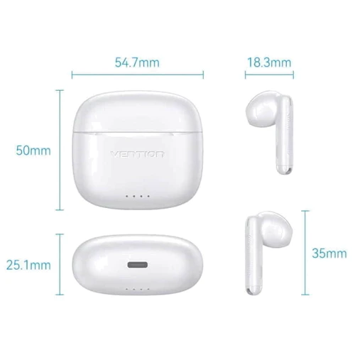 Наушники Vention Elf Earbuds E03 White (NBHW0)