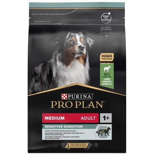 Сухой корм для собак Purina ProPlan Medium Sensitive Для средних пород с чувствительным пищеварением с ягненком 3 кг (12278098)