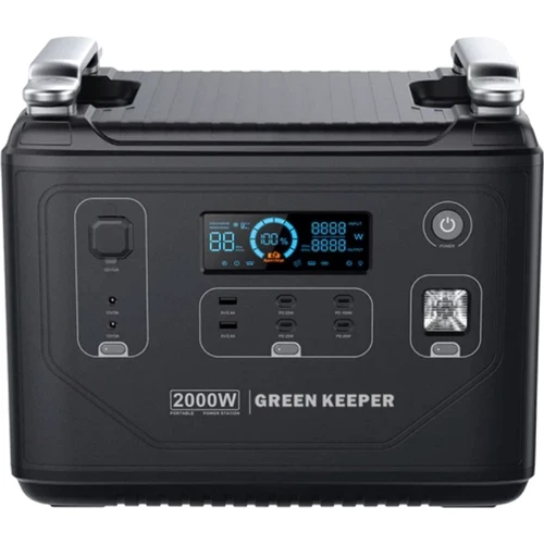 Зарядная станция Green Keeper 1997Wh 2000W (GK-G2000): Емкость аккумулятора, Вт/ч 1997