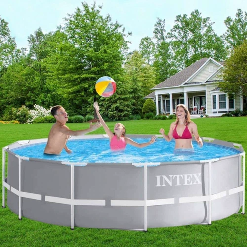 Каркасный бассейн Intex 26716, 366 x 99 см (2006 л/час, лестница) фото 3
