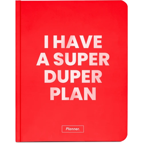 Планер ORNER I have a super duper plan red