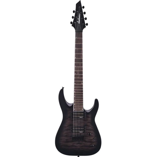 Електрогітара Jackson JS22Q-7 DKA Dinky Arch Top HT Transparent Black Burst