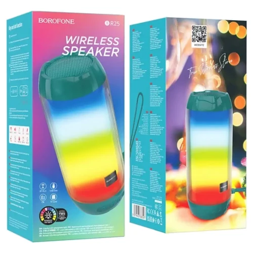 Акустика Borofone BR25 Peacock Blue: Цвет голубой