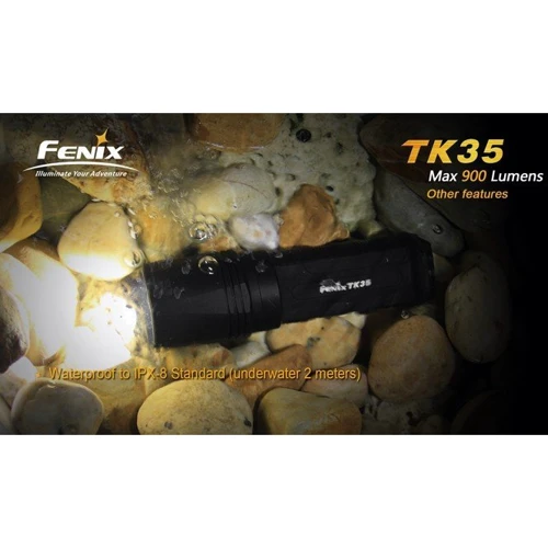 Ліхтар Fenix TK35 L2U2: Сертифікат захищеності IPX8