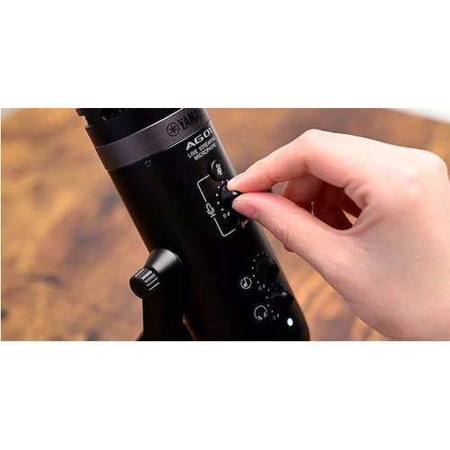 Микрофон YAMAHA AG01 Live Streaming USB Microphone (Black) фото 7