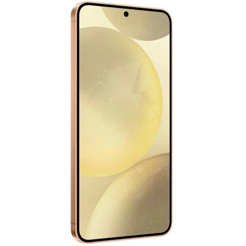 Смартфон Samsung Galaxy S24 8/256Gb Dual Sandstone Orange S921B: Камера Тройная 50 Мп (f/1.8) + 10 Мп (f/2.4) + 12 Мп (f/2.2) / LED вспышка / авто-HDR / Панорама / Фронтальная 12 Мп (f/2.2)