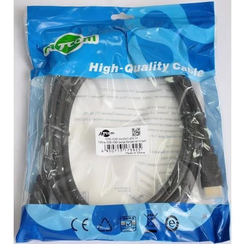 Кабель и переходник HDMI to HDMI 3.0m Atcom (17392): Тип кабель
