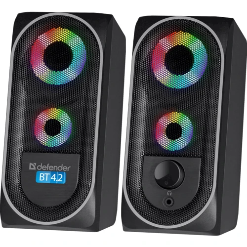 Акустическая система Defender Solar 4 USB Bluetooth Black (65404)
