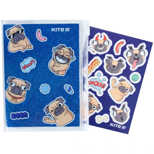 Блокнот Kite Blue dogs А6+ 80 аркушів (K22-462-4) фото 4