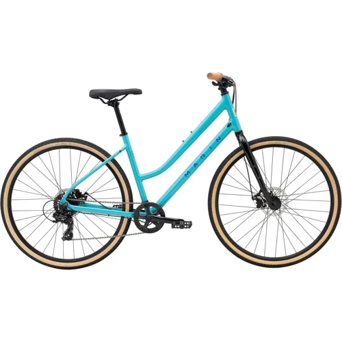 Велосипед Marin 28" Kentfield 1 ST рама - L 2024 Gloss Light Blue/Black/Brown (SKE-86-12)