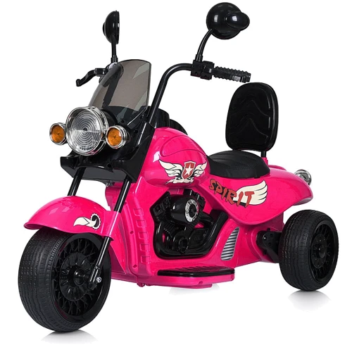 

Детский трехколесный электромотоцикл Bambi Harley-Davidson розовый (M 5739EL-8)