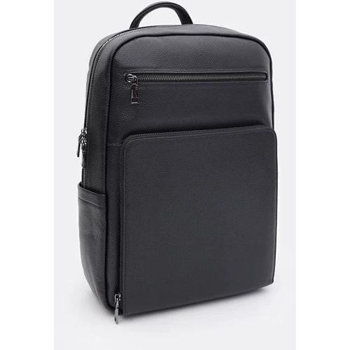 Мужской рюкзак Ricco Grande черный (K12023-16b-black): Фактура Матовая, Зернистая