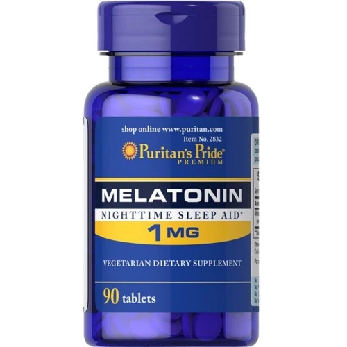Puritan's Pride Melatonin 1 mg Мелатонин 90 таблеток