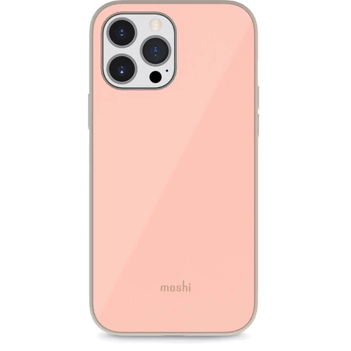 Чохол для iPhone Moshi iGlaze Slim Hardshell Case Dahlia Pink (99MO132013) для iPhone 13 Pro Max: Матеріали Силикон