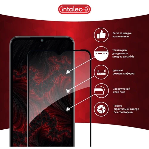 Аксессуар для смартфона Intaleo Tempered Glass Full Glue Black for Xiaomi Redmi A2: Совместимость Xiaomi Redmi A2