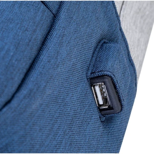 Сумка для ноутбуков RivaCase 15.6" Anti-Theft Water-repellent Grey/Dark Blue (7562) фото 9