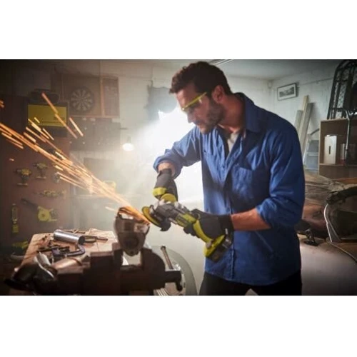 Болгарка (угловая шлифмашина) Ryobi ONE+ R18AG7-140S (5133004231): Макс. частота вращения диска 11000 об/мин