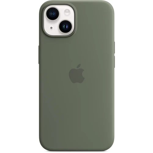 Чехол для iPhone Apple Silicone Case with MagSafe Olive (MQU83) for iPhone 14: Тип чехла накладка на заднюю часть