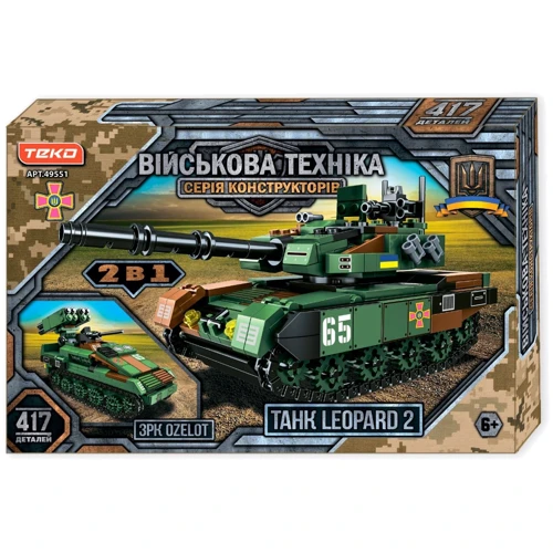Конструктор Teko Военная техника 417 деталей (49551)
