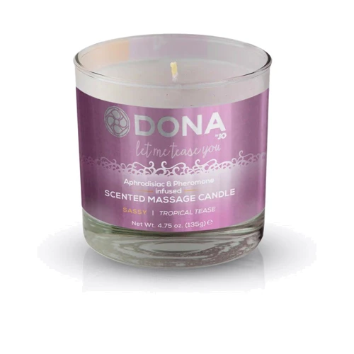 Массажная свеча DONA Scented Massage Candle Tropical Tease SASSY (135 гр): Тип Свеча