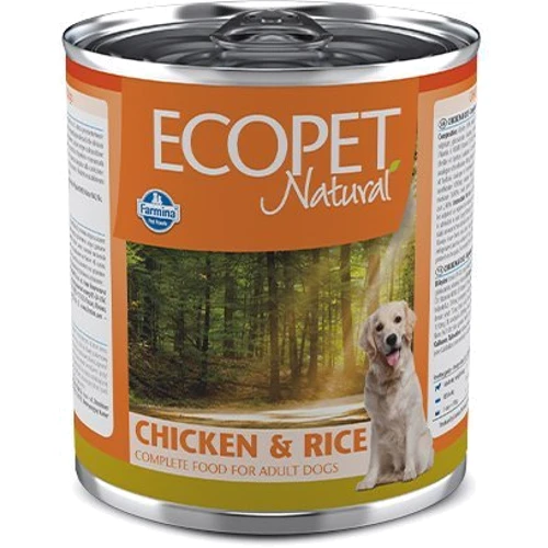 Влажный корм для собак Farmina Ecopet Natural Dog Chicken & Rice с курицей и рисом 300 г (167511)