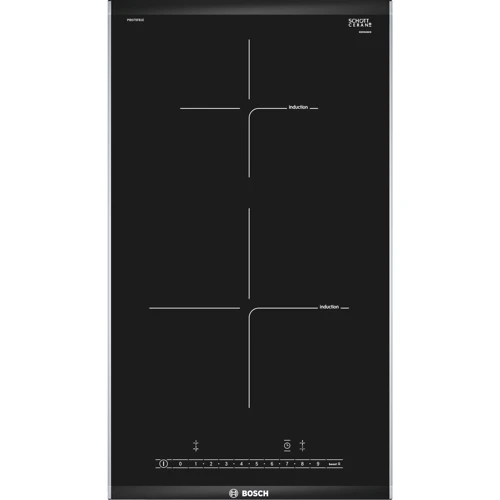 Варочная поверхность электрическая Bosch PIB375FB1E: Расположение панели спереди