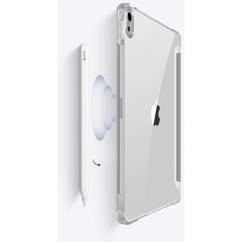 Аксессуар для iPad BeCover Case Book Soft Edge with Pencil mount Gray (706820) for iPad Air 2020/iPad Air 2022: Материал искусственная кожа