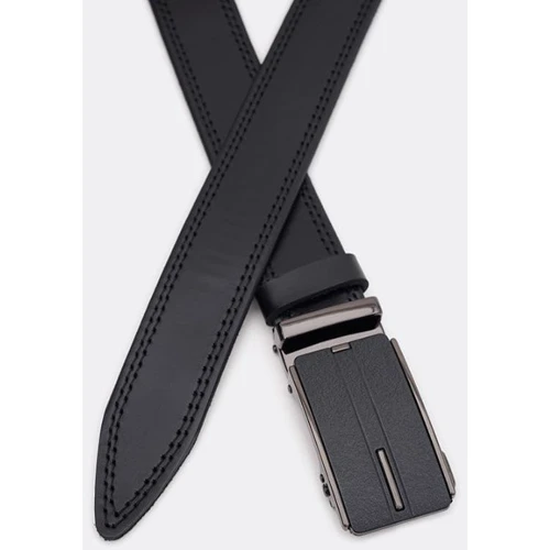 Мужской ремень Borsa Leather черный (125v1genav25-black): Пол Мужской