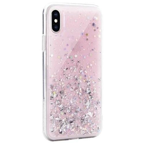 Чехол для iPhone SwitchEasy Starfield Case Pink (GS-103-46-171-18) for iPhone Xs Max: Материалы пластик