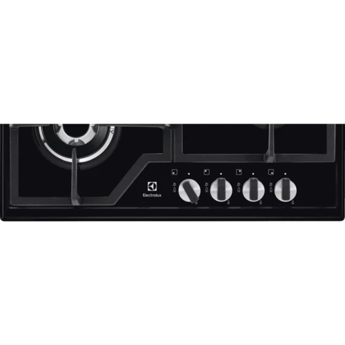 Варочная поверхность газовая Electrolux GPE363MB: Расположение панели спереди